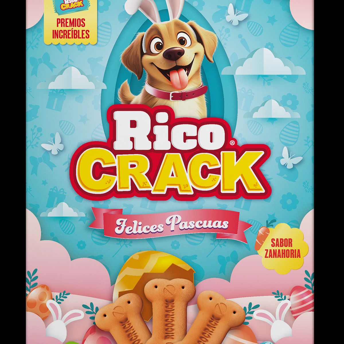 RICOCRACK - Galletas para Perros Ricocrack Seasonal Multisabores Caja 500 g