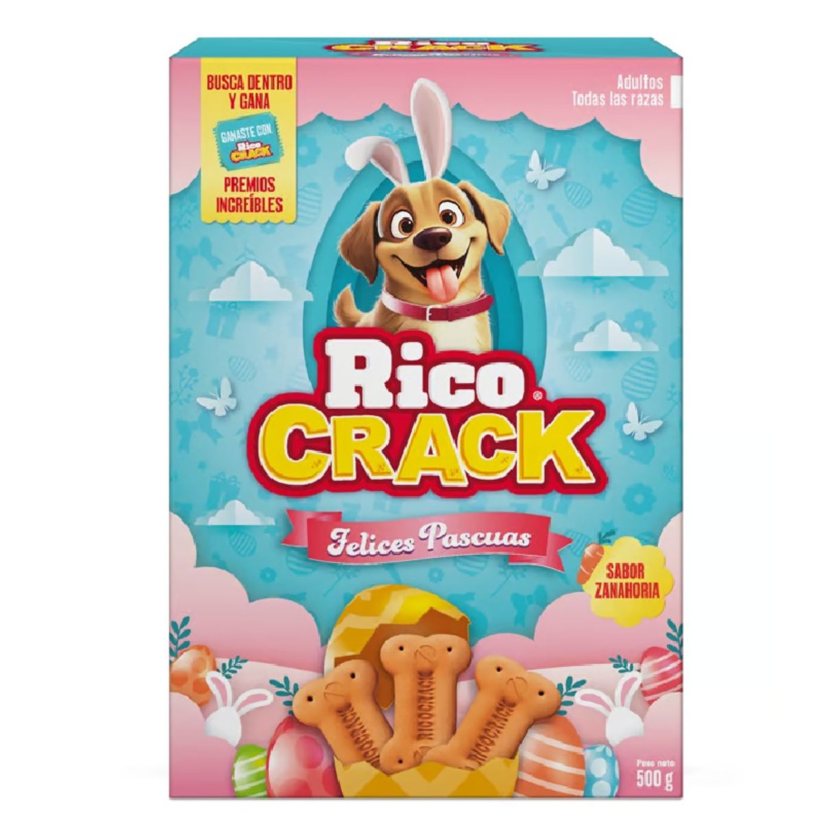 RICOCRACK - Galletas para Perros Ricocrack Seasonal Multisabores Caja 500 g