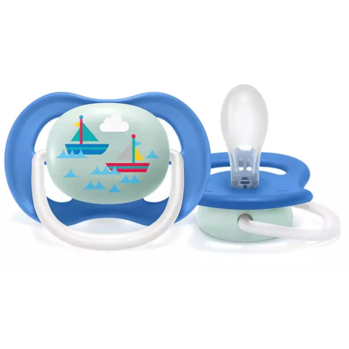 PHILIPS AVENT - Chupón Ultra Air 1 Pc 6 18 M Botes Azul