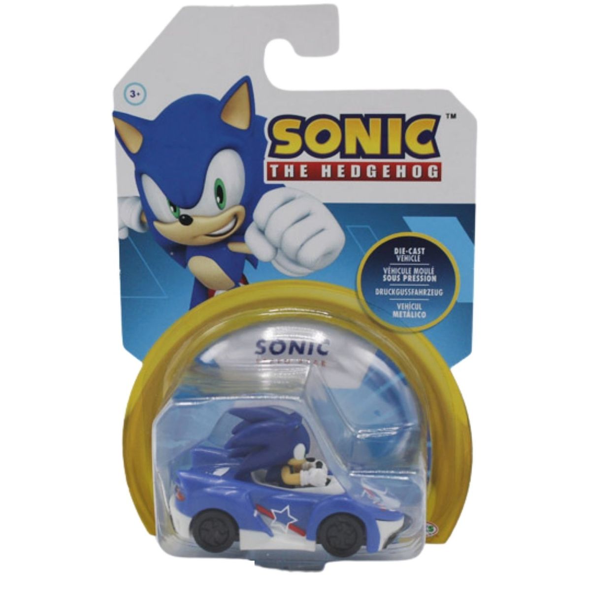 SONIC - Figura Sonic 1:64 Cast Vehicles Wave 3