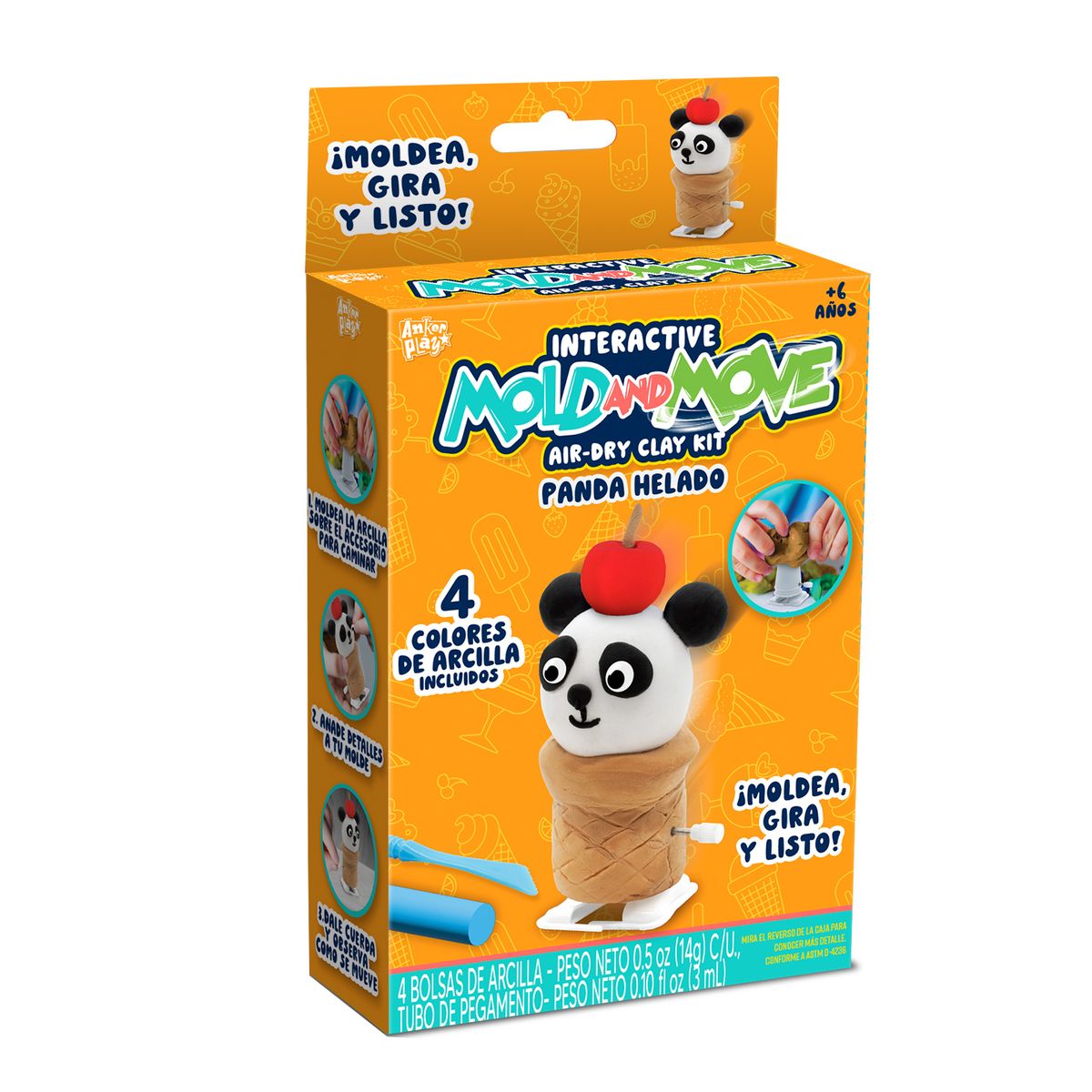 ANKER PLAY - Kit de Arcilla Panda