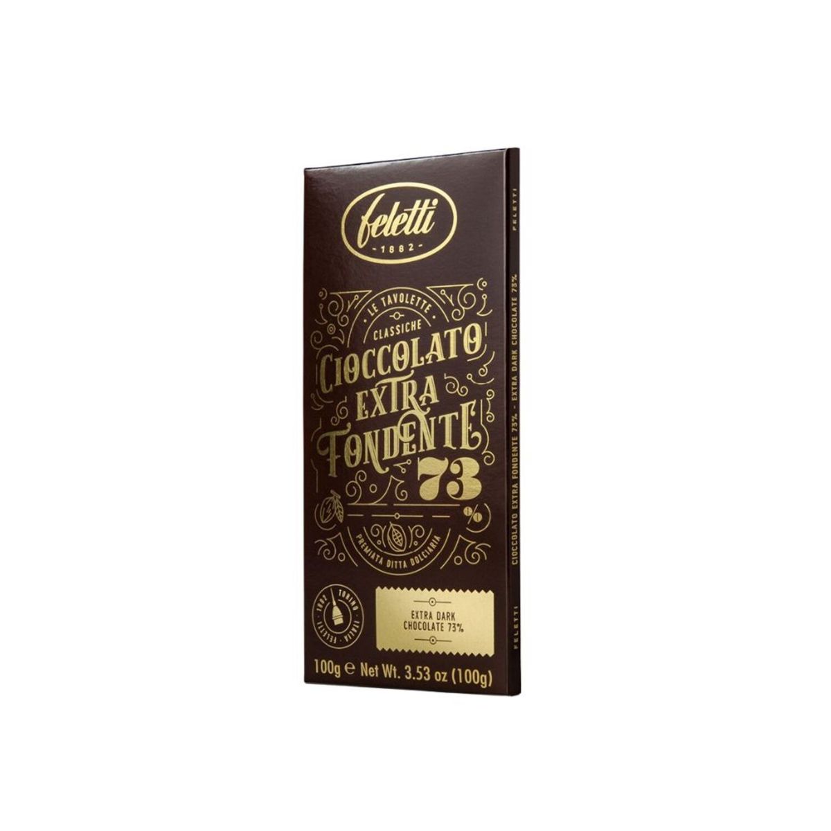 FELETTI - Chocolate Feletti Tableta Extra Fondent x 100 g