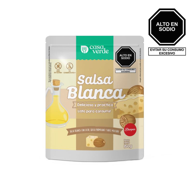 CASA VERDE - Salsa Blanca Pouch Casa Verde x 150 g