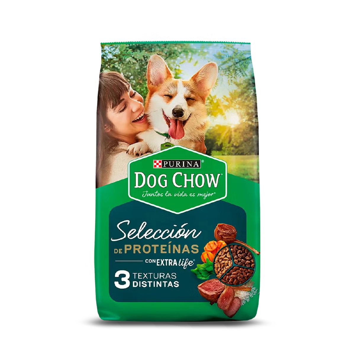 DOG CHOW - Alimento Seco Perros Adultos Dog Chow Cordero Bolsa 2 Kg