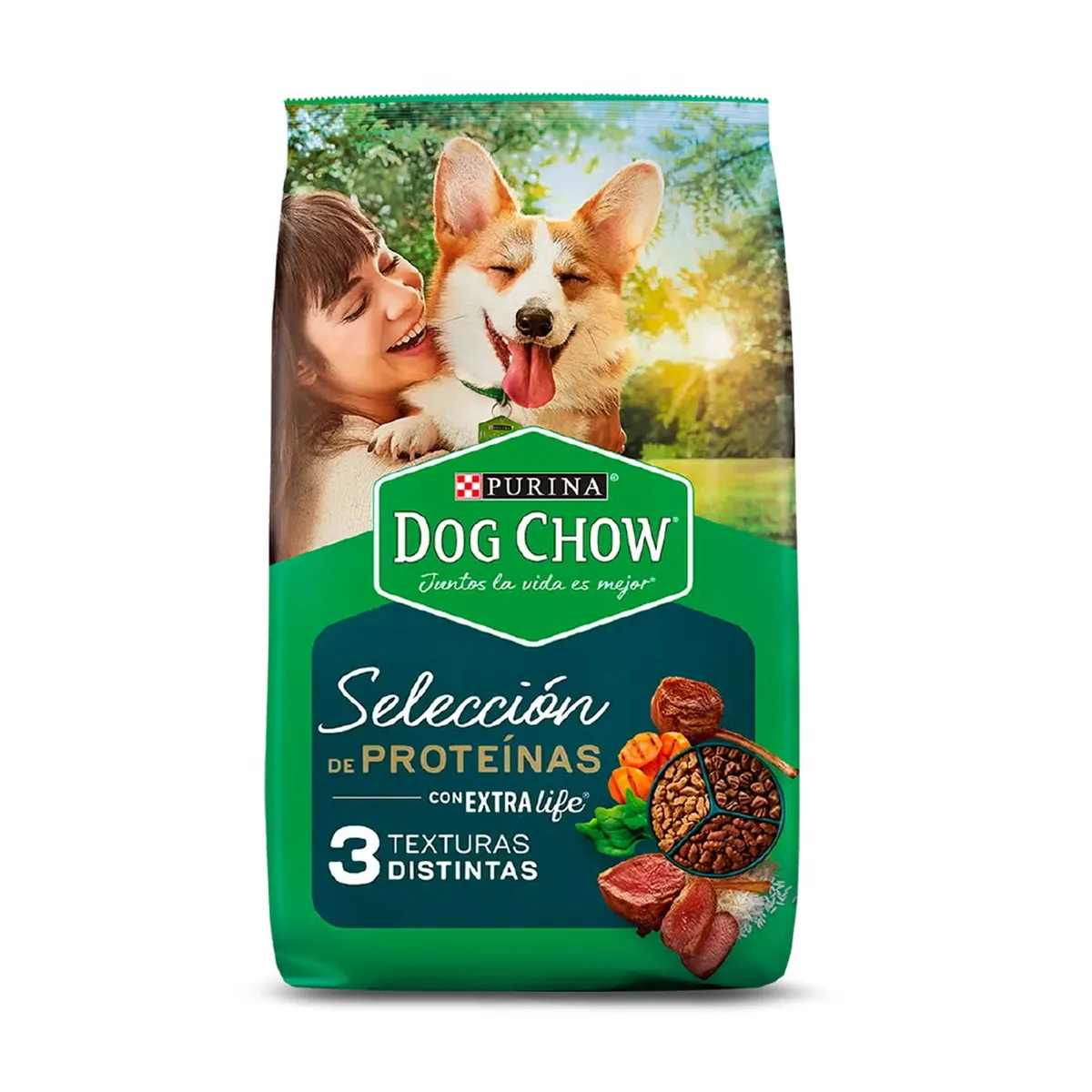 DOG CHOW - Alimento Seco Perros Adultos Dog Chow Cordero Bolsa 7.5 Kg