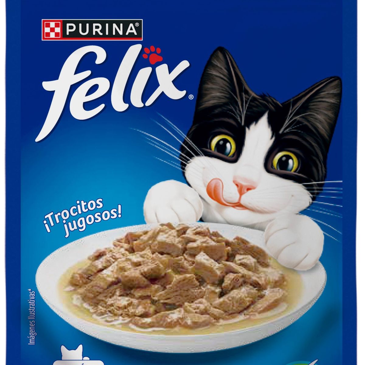 FELIX - Alimento Húmedo Gatos Felix Sabor Pollo Doypack 85 g