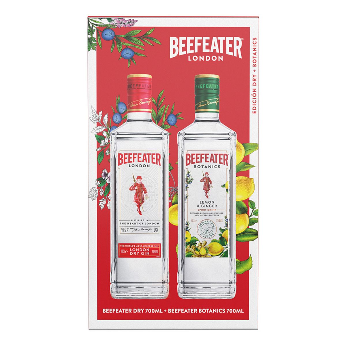 BEEFEATER - Gin Beefeater 700 mL + Botanics 700 mL