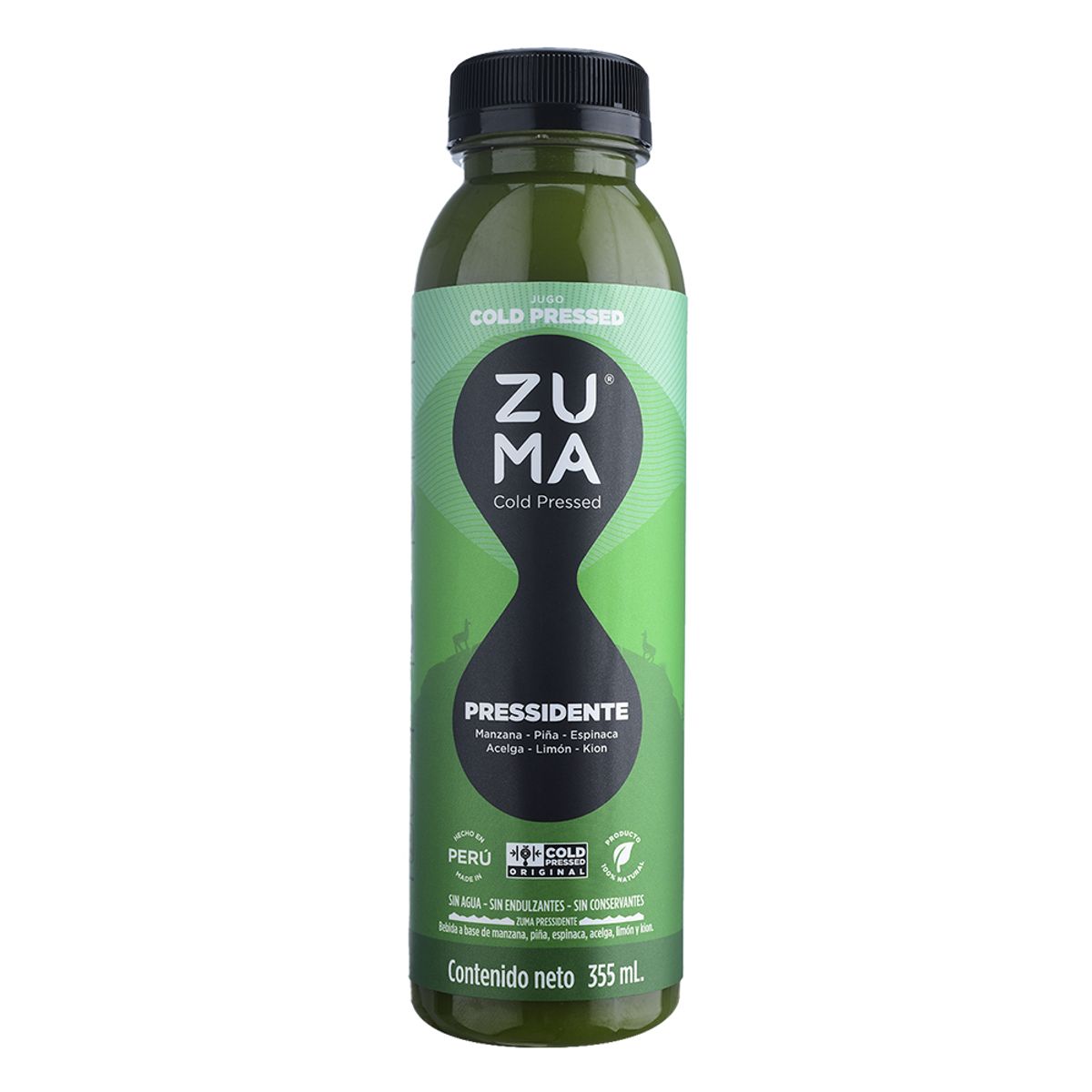ZUMA COLD PRESSED - Jugo Cold Pressed Zuma Pressidente x 355 mL