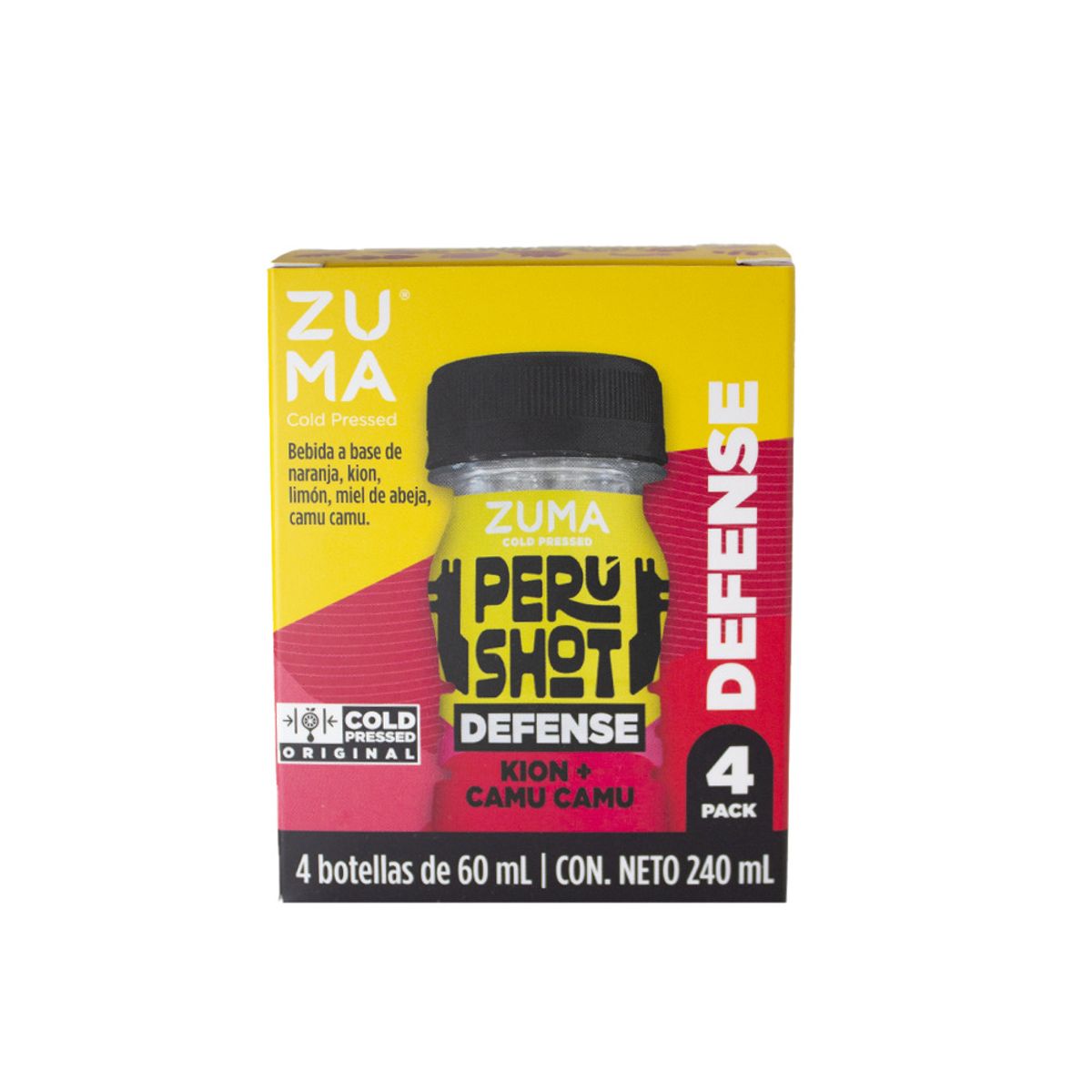 ZUMA COLD PRESSED - Shots Zuma Defense 4Pack x 60 mL