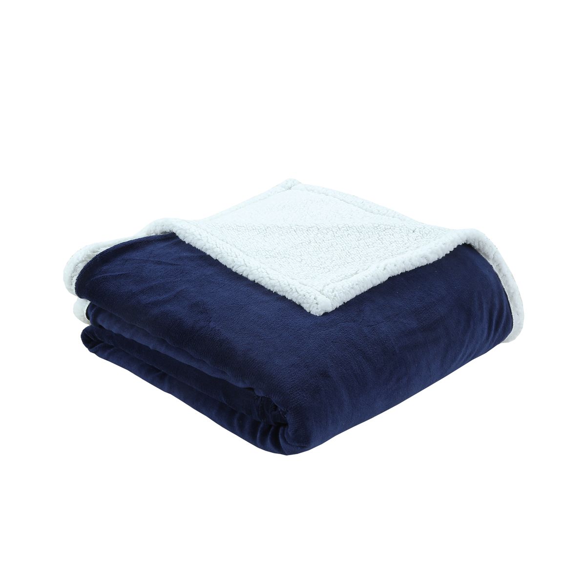 Casa Joven - Frazada Sherpa 1.5 Plz Azul 160X220