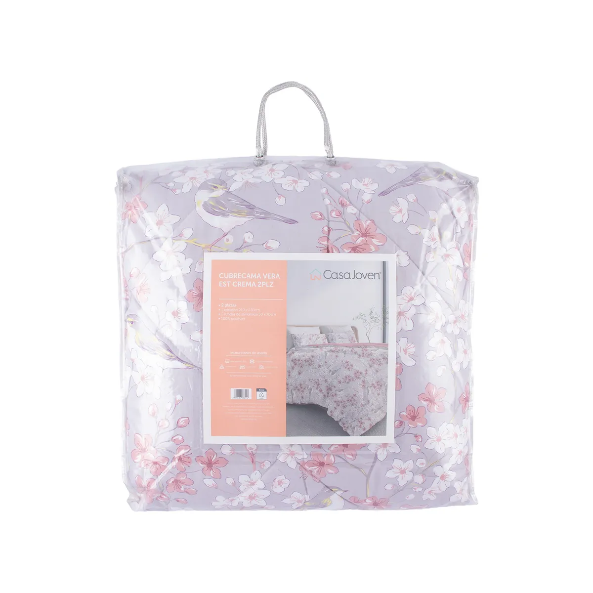 CASA JOVEN - Cubrecama Vera Est Crema 2Plz