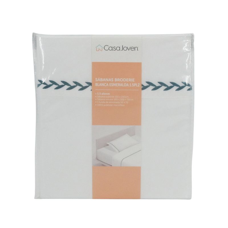 CASA JOVEN - Sabanas broderie Baño 1x5 Plz
