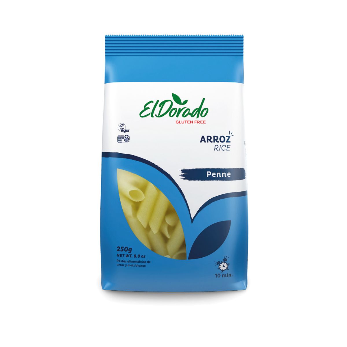 EL DORADO - Pasta de Arroz Penne El Dorado Bolsa 250 g