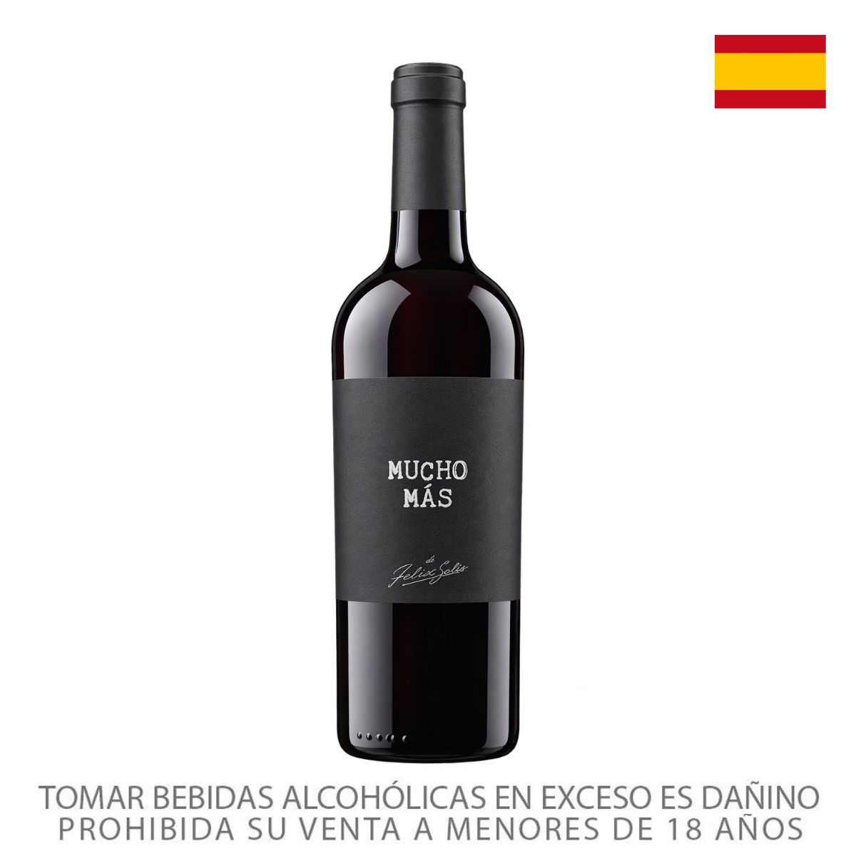 MUCHO MAS - Vino Tinto Mucho Más Botella 750 mL