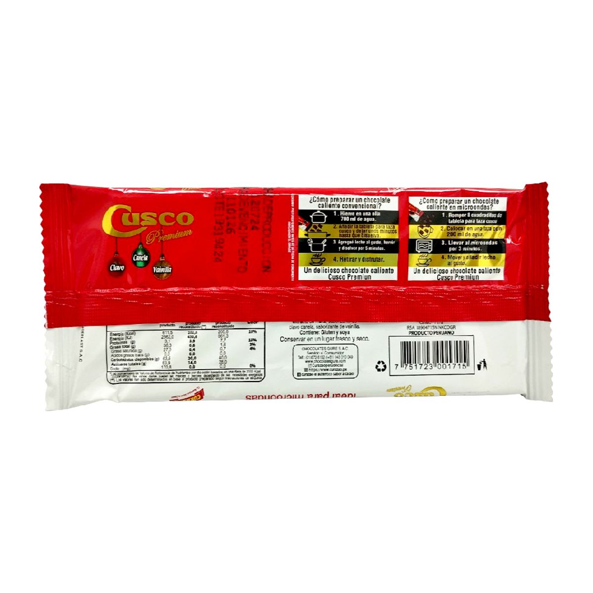 CURAZAO - Tableta Para Taza Cuzco Premium