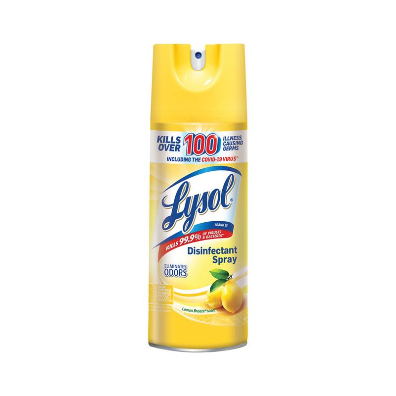 LYSOL - Desinfectante Lysol Aerosol Lemon Breeze Envase 370 mL