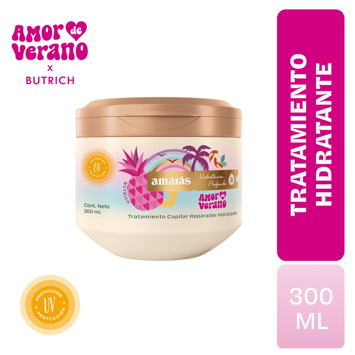 AMARAS - Tratamiento Capilar Amarás Verano Butrich Envase 300 mL