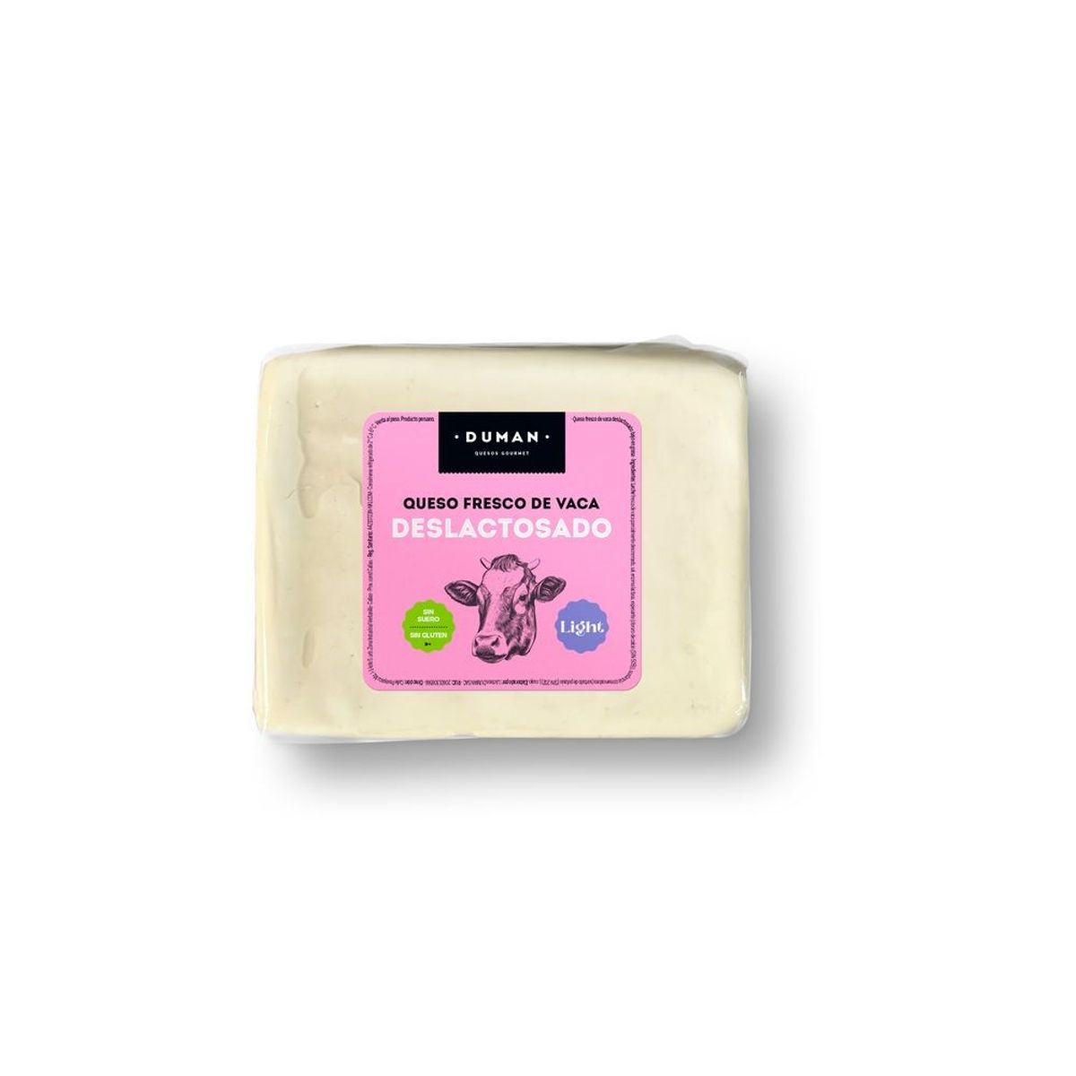 DUMAN - Queso Fresco Deslactosado Duman Barra x Kg