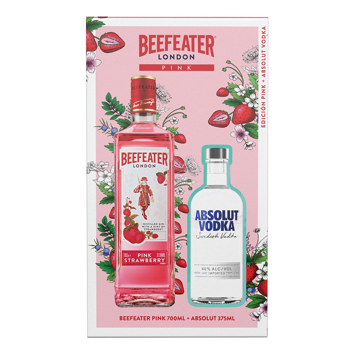 BEEFEATER - Gin Beefeater Pink 700 mL + Regal Absolut 375 mL