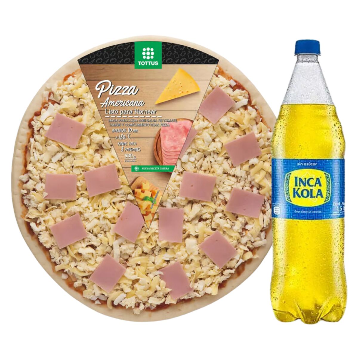 TOTTUS - Pizza Americana + Inca Kola 1.5L