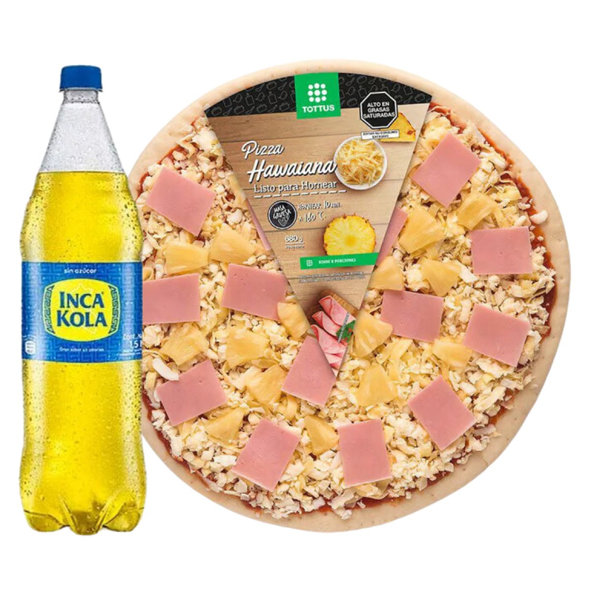 TOTTUS - Pizza Hawaina + Inca Kola 1.5L