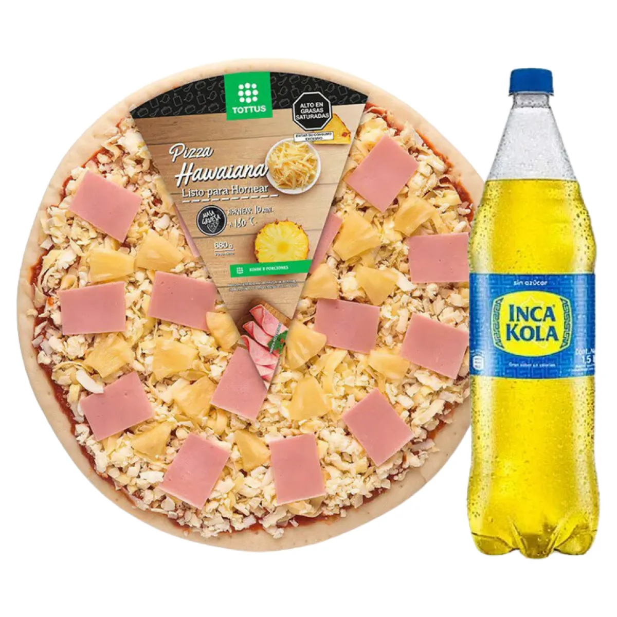 TOTTUS - Pizza Hawaina + Inca Kola 1.5L