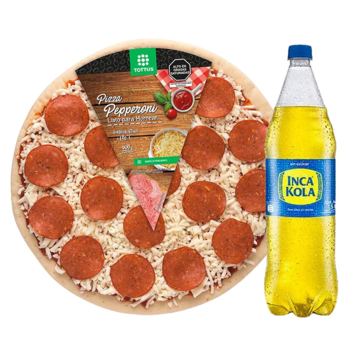 TOTTUS - Pizza Peperoni + Inca Kola 1.5L
