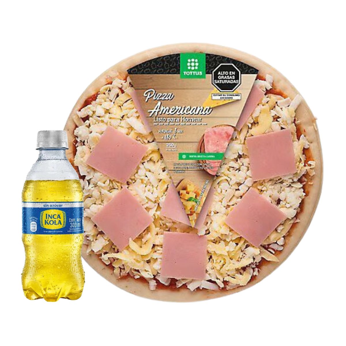 TOTTUS - Pizza Americana Personal + Inca Kola 0.3L