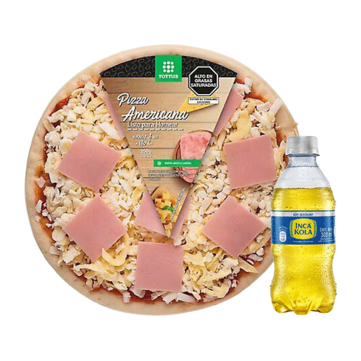 TOTTUS - Pizza Americana Personal + Inca Kola 0.3L