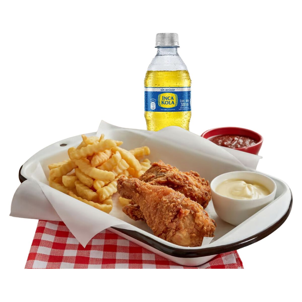 TOTTUS - Broaster Personal + Papas + Inca Kola 0.3L