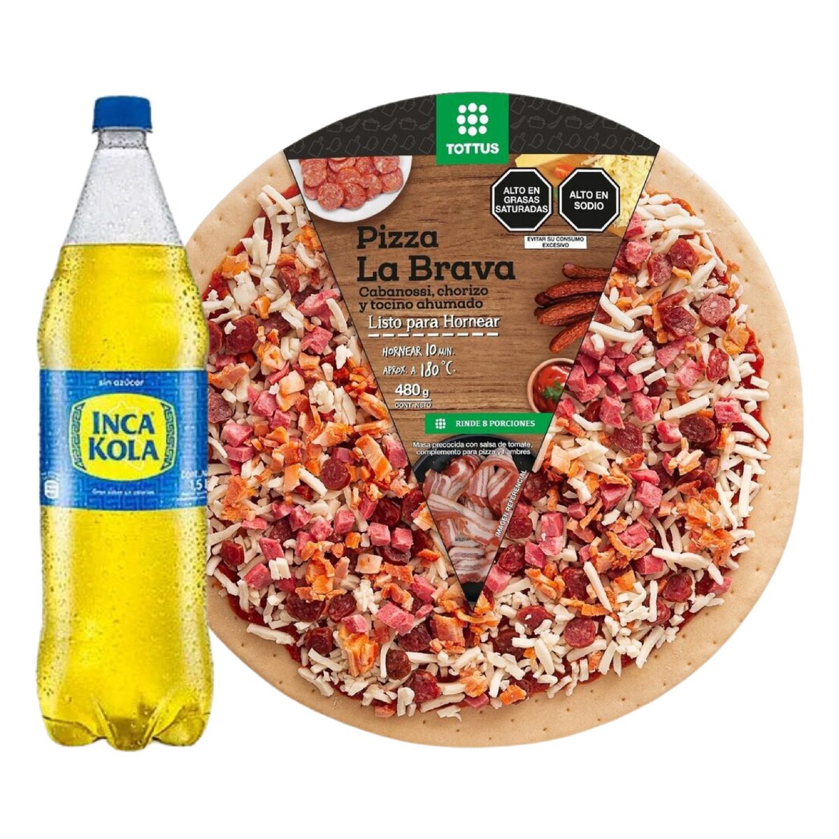 TOTTUS - Pizza Brava + Inca Kola 1.5L