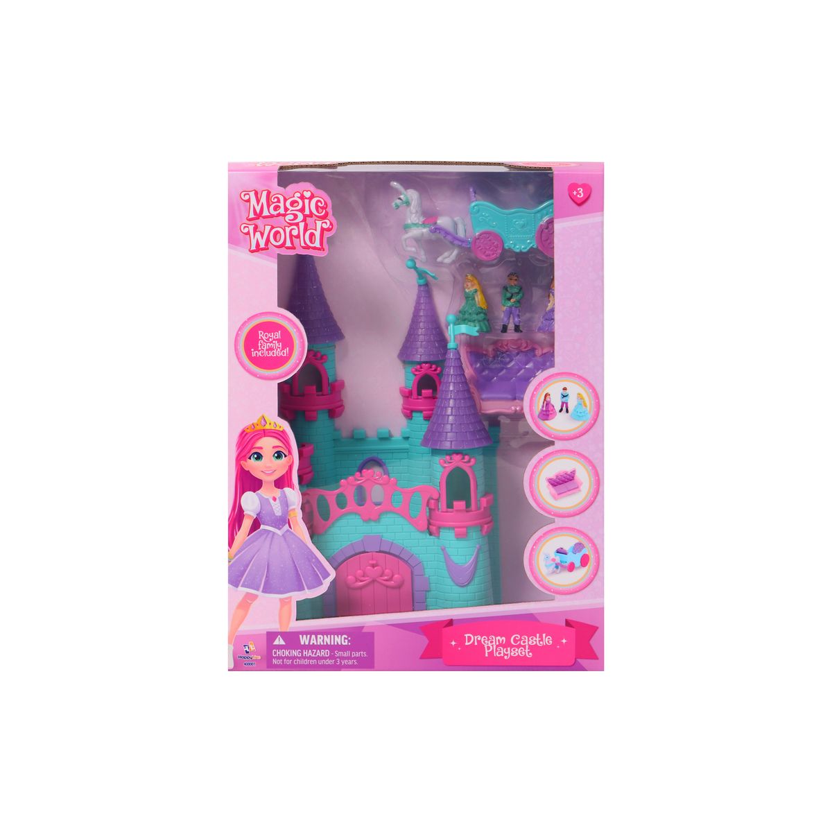 MAGIC WORLD - Castillo Pequeño 5 Accesorios