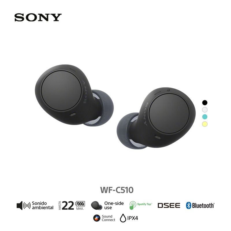 SONY - Sony Audífonos Bluetooth WF-C510 True Wireless Negro