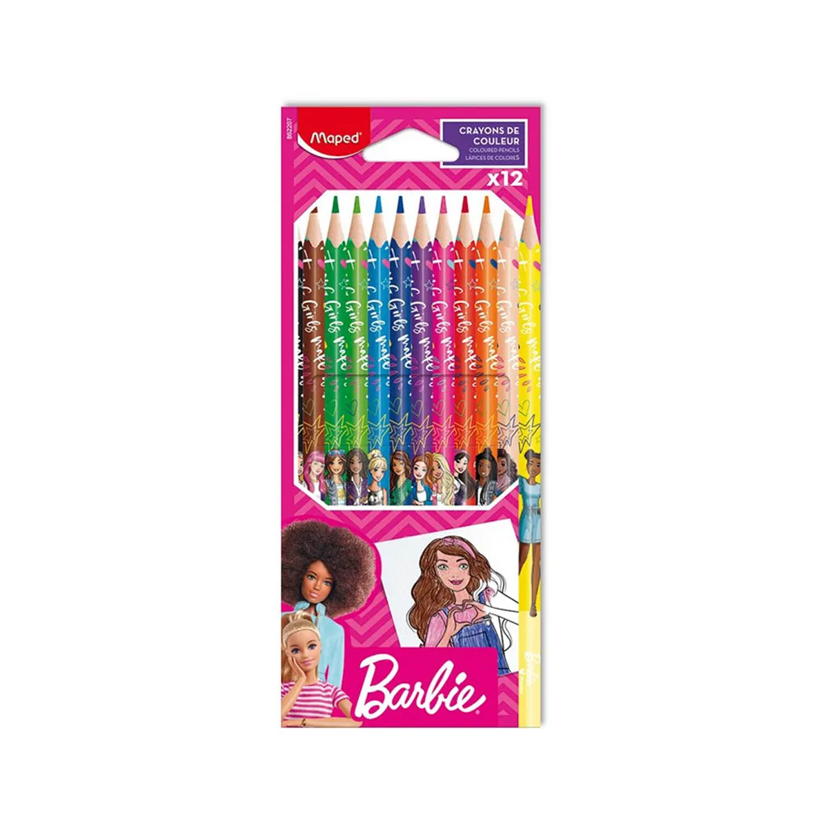 MAPED - Colores Maped Barbie Caja 12 Und