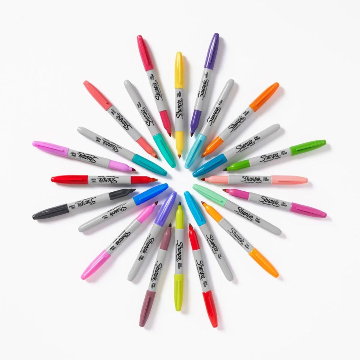 SHARPIE - Plumones Permanentes Sharpie Glampop Empaque 12 Und