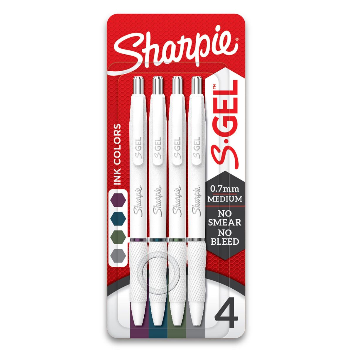 SHARPIE - SHARPIE BOLIGRAFOS SGEL X4 COLORES VIVOS