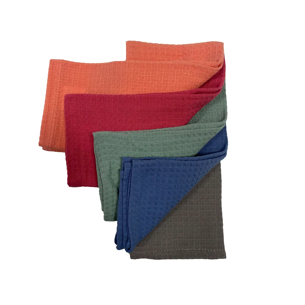 CASA JOVEN - PACK X 5 PANOS WAFFLE DE COLORES