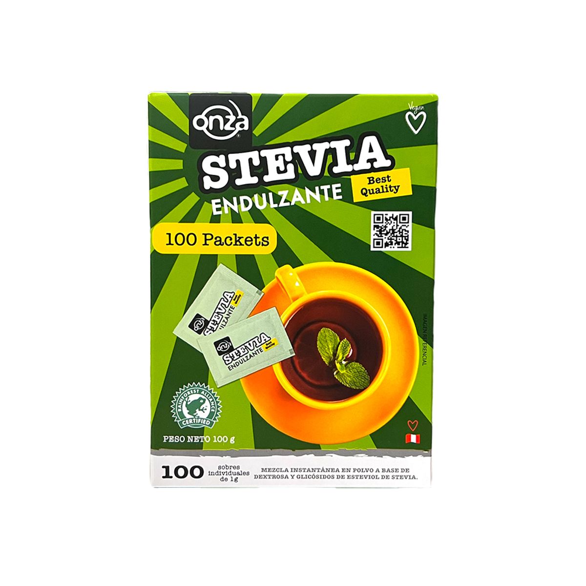 ONZA - Stevia Onza Caja 100 Sobres