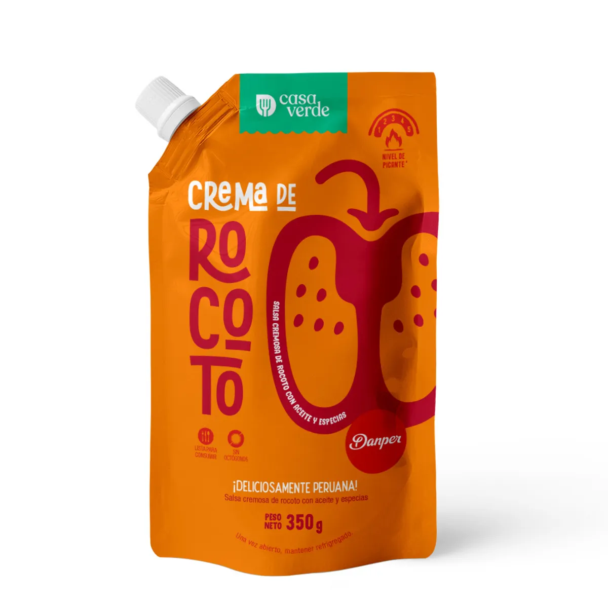 CASA VERDE - Crema de Rocoto Casa Verde Doypack 350 g