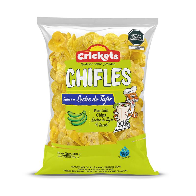 CRICKETS - Chifle Leche De Tigre Crickets 500 g