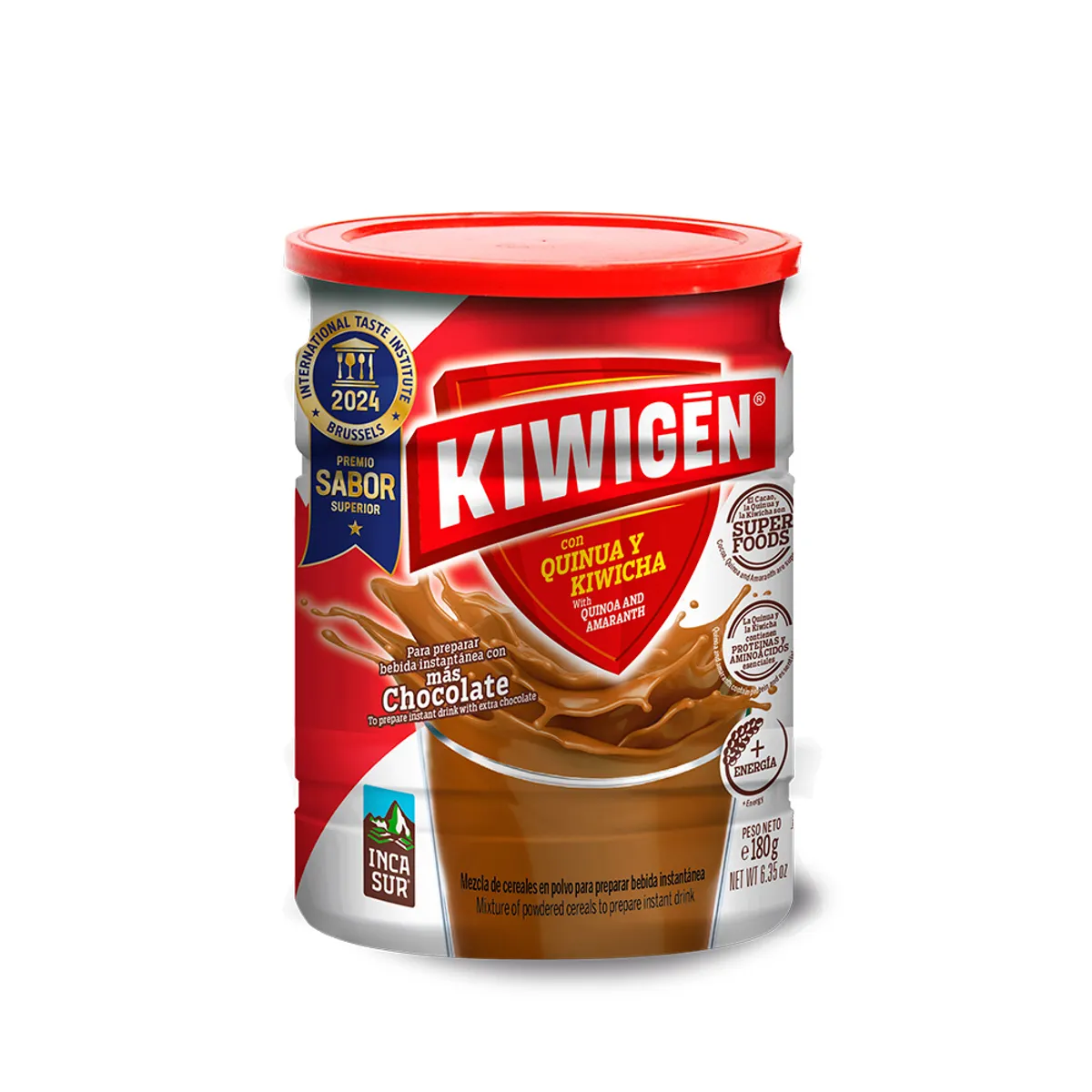 KIWIGEN - Bebida Instantánea Kiwigen Chocolate Lata 180 g