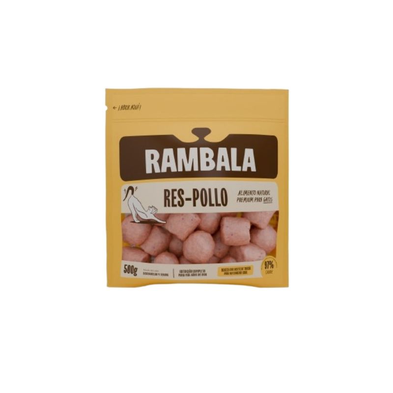 RAMBALA - Alimento Gato Res Con Pollo 500G Rambala
