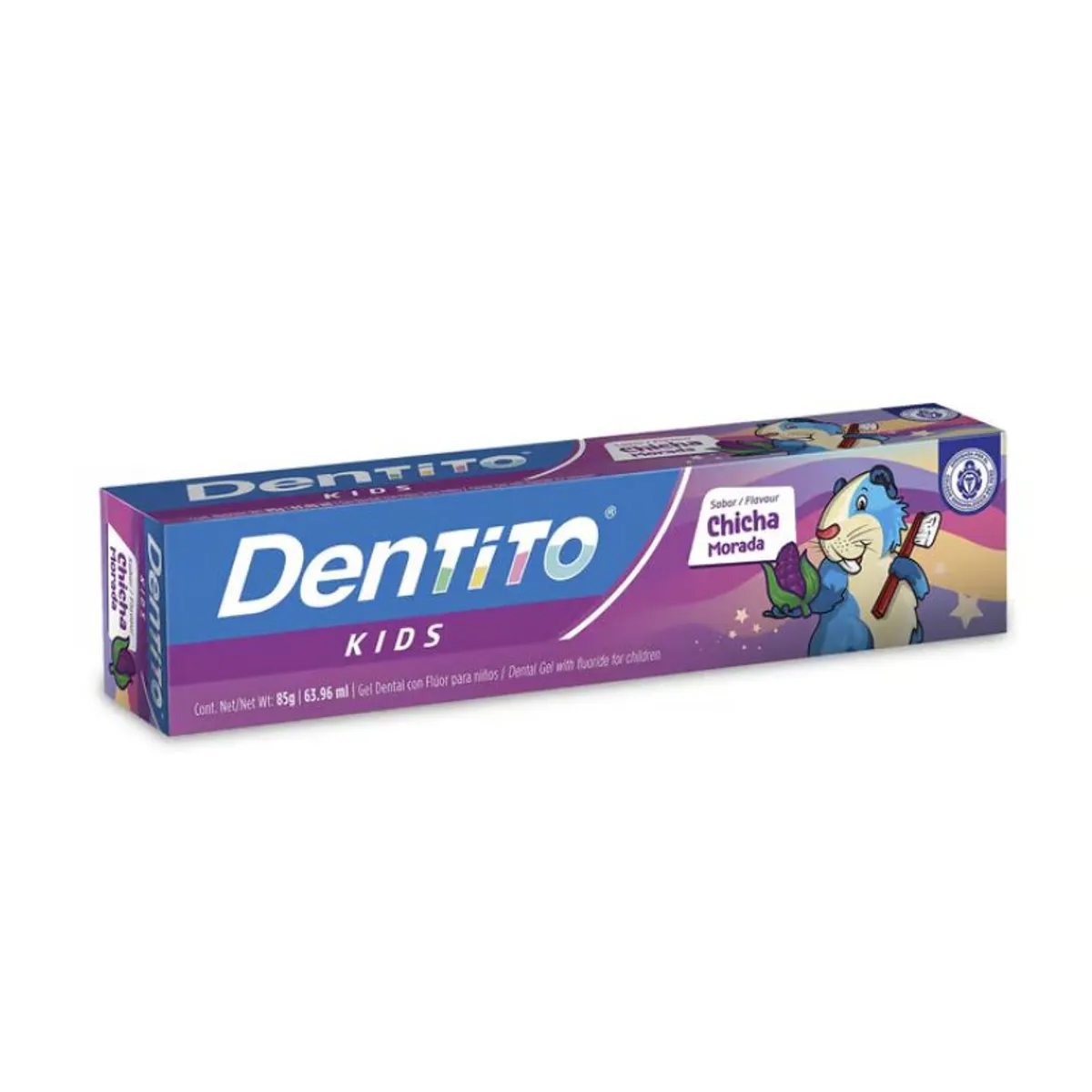 DENTITO - Pasta Dental Dento Kids Chicha Morada Envase 85 g