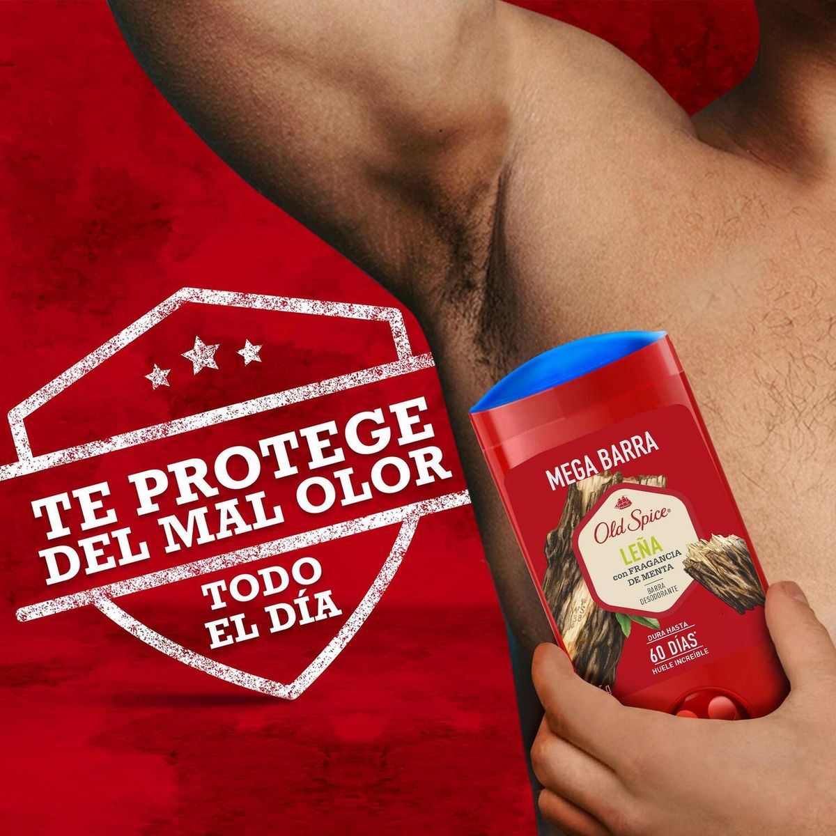 OLD SPICE - Desodorante en Barra Old Spice Leña y Menta Envase 85 g