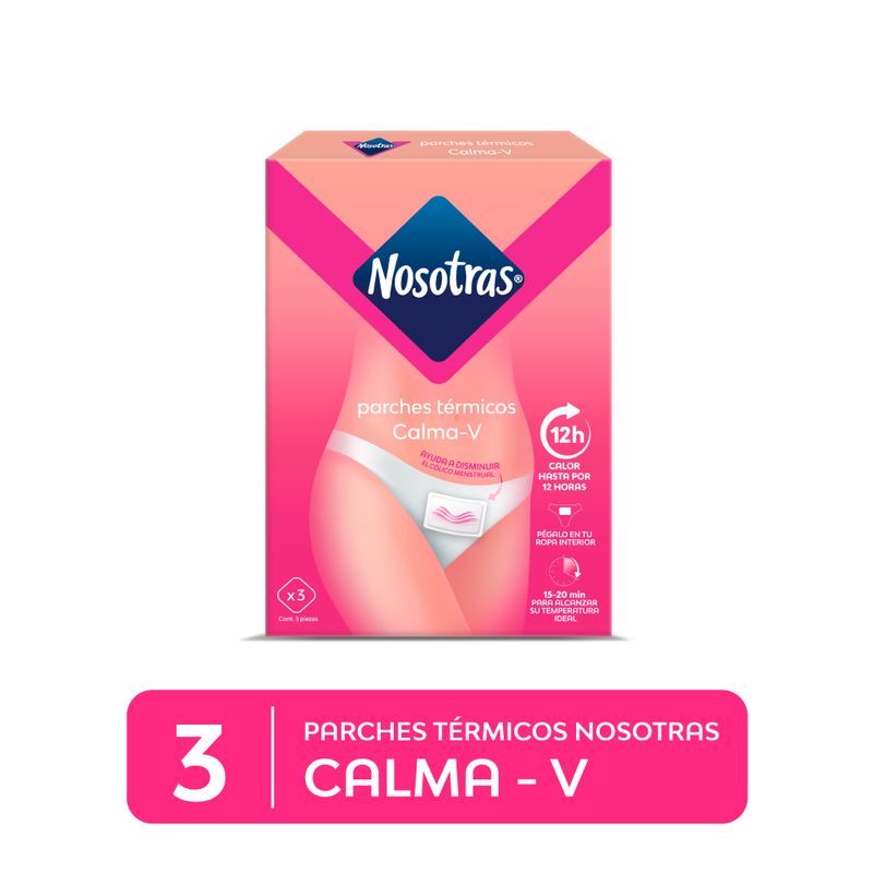 NOSOTRAS - PARCHES TERMICOS NOSOTRAS CALMAV X3 UND