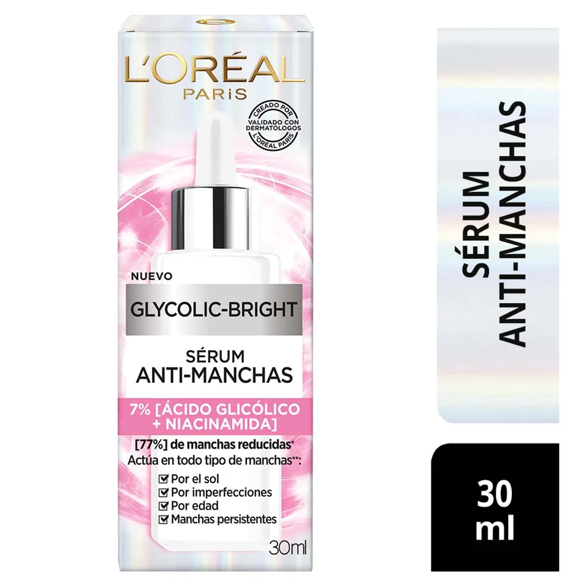 LOREAL PARIS - Sérum Facial Loreal Paris Ácido Glicólico Envase 30 mL