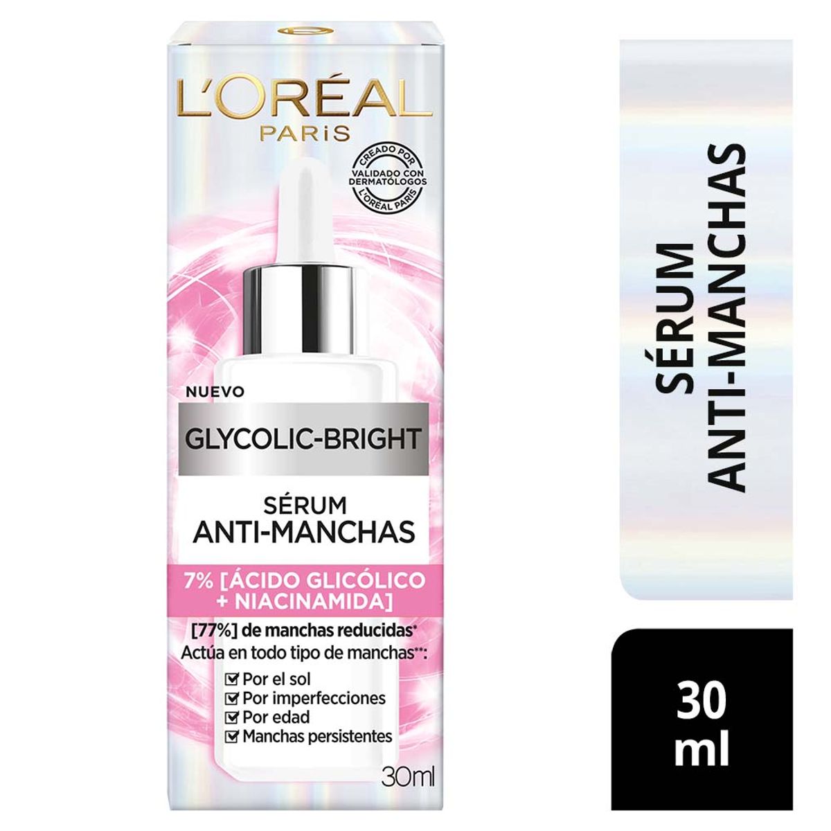 LOREAL PARIS - Sérum Facial Loreal Paris Ácido Glicólico Envase 30 mL