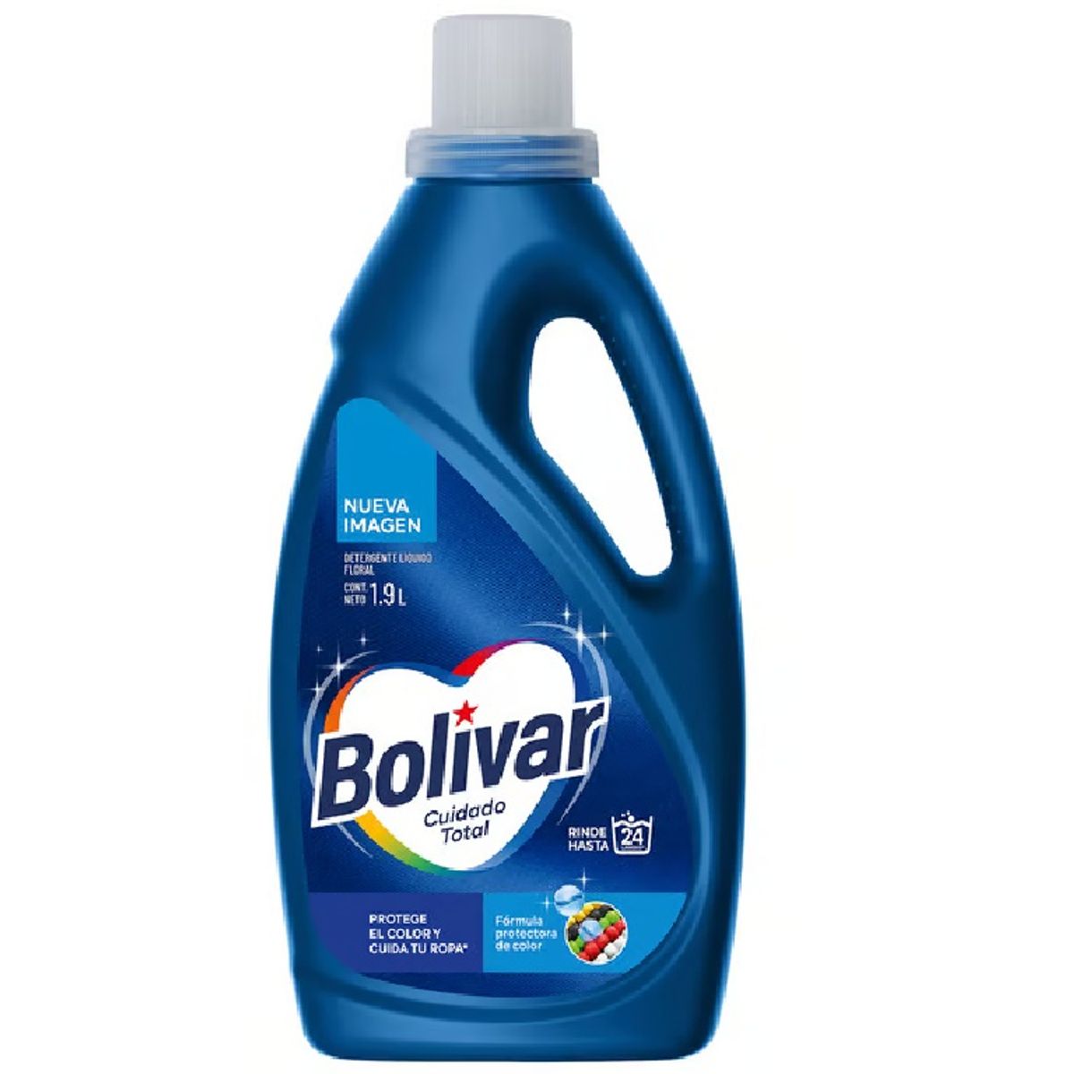 BOLIVAR - Detergente Líquido Bolívar Cuidado Total Botella 1.9 L