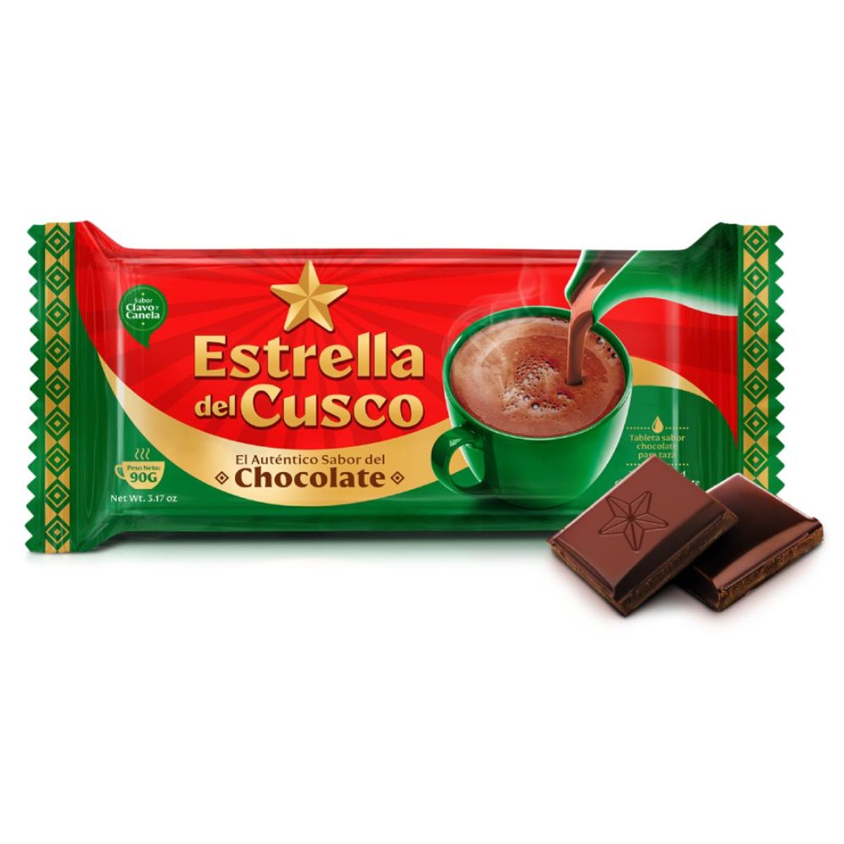  - TABLETA SABOR CHOCOLATE PARA TAZA 90G