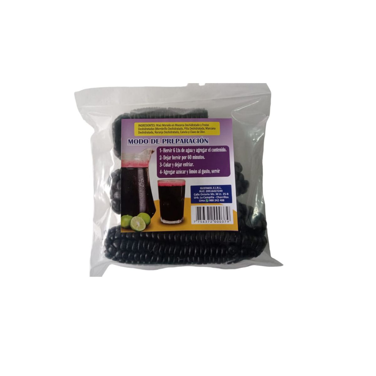 GUVA - Maíz Morado Deshidratado x 500 g